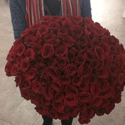 Букет 101 Роза красная